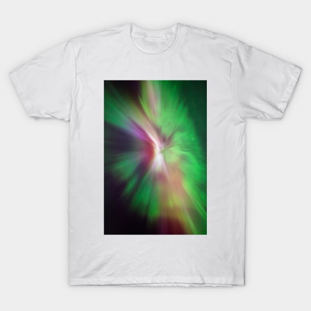 Northern lights corona T-Shirt by Juhku